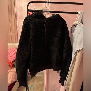 LULULEMON SHERPA BLACK SCUBA HALF ZIP